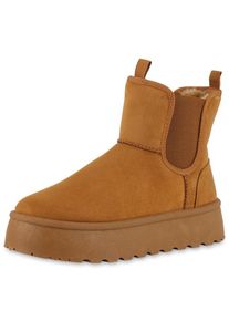 VAN HILL Chelsea Boots 'Aria' Damen braun Größe 36