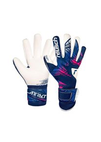 Reusch Torwarthandschuhe 'Attrakt RE:GRIP' Herren blau / pink Größe L