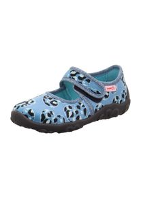 Superfit Hausschuh 'BONNY' Mädchen pastellblau / hellblau / schwarz Größe 23