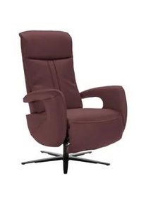Dieter Knoll Collection Dieter Knoll Relaxsessel , Weinrot , Leder , Echtleder , Rindleder , 71x112x83 cm , Goldenes M , Lederauswahl, Relaxfunktion , Wohnzimmer, Sessel, Ledersessel