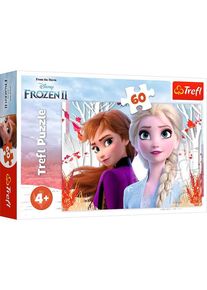 Trefl Puzzle - Frozen - The enchanted world of Anna and Elsa (60 pieces) Boden