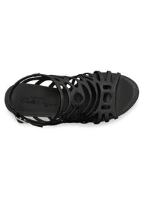 LASCANA Belle Affaire Damen High-Heel-Sandalette in schwarz ,Größe 36, Witt, 100% Polyurethan