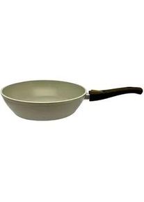 Homeware Profession. Bratpfanne , Braun, Creme , Metall, Kunststoff , 3.2 l , rund , 7 cm , Lfgb , abnehmbarer Griff, antihaftbeschichtet, PFAS-frei , Kochgeschirr, Pfannen, Bratpfannen