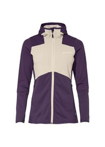 Vaude Women's Monviso Hooded Grid Fleece Jacket Fleece jacket Women (44, purple)