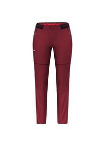 Salewa Women's Pedroc 2 Durastretch 2/1 Zip Off Pant Walking trousers Women (34, red)