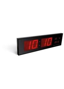 Perel Muro, digital, negro, reloj rojo Reloj