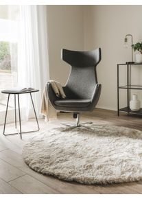 benuta Nest Whisper Beige di&aacute;metro 80 cm redondo