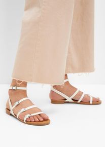 Sandalen - wit - maat 39 - bonprix