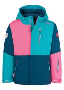 Trollkids Ski-/snowboardjas "Hallingdal" turquoise/lichtroze - 53% |