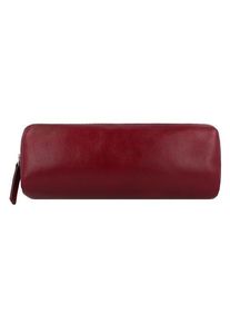 Leonhard Heyden Estuche para lápices Cambridge de cuero 20,5 cm rojo