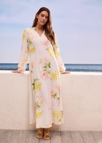 Fluides Tunika-Kleid - weiß - Größe 42 - bonprix