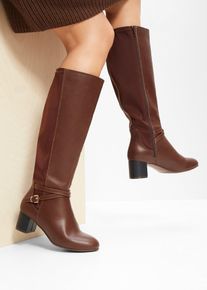 Stiefel - braun - Größe 41 - Vegan- bonprix