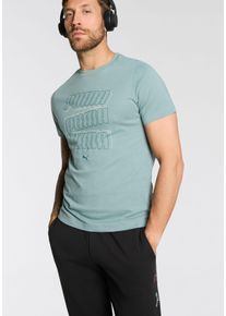 Puma T-shirt ESS LOGO LAB HOG TEE heren t-shirts maat L groen