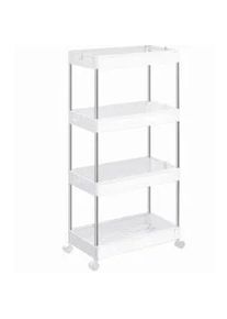 Xxxl Servierwagen , Weiß , Metall, Kunststoff , 42x86x23.6 cm , Esszimmer, Servierwagen