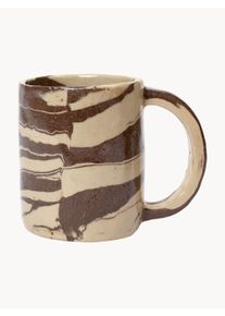 ferm LIVING Ręcznie wykonany kubek Ryu Brązowy S 12 x W 10 cm, 300 ml