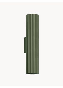 SOLLUX Lampa ścienna Gleam Zielony Metal Ø 30 x W 9 cm