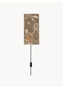 ferm LIVING Kinkiet Argilla Brązowy Metal S 20 x W 40 cm