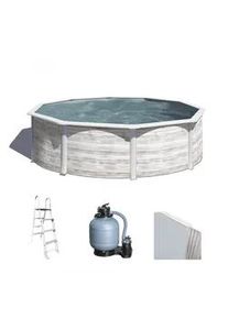 GRE Finlandia Rund Ø300 x 120 cm - Oberirdischer Stahlpool