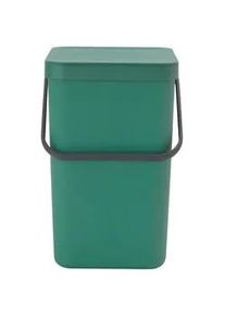 Brabantia Abfalleimer , Grün , Kunststoff , 25 l , 26.7x40x34.1 cm , Haushalt & Kleinelektro, Reinigung, Mülleimer & Abfallsammler