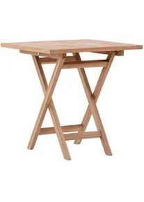 Gardenson Gartentisch , Teakfarben , Holz , Teakholz , rechteckig , 70x75x70 cm , Gartenmöbel, Gartentische