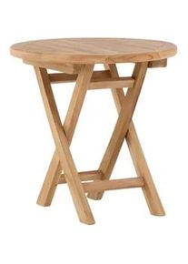 Gardenson Gartenbeistelltisch , Teakfarben , Holz , Teakholz , 50x50x50 cm , Gartenmöbel, Gartentische, Garten-Beistelltische