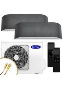 Carrier Multisplit Klimaanlage Set | Premium Line | 2,5 kW + 2,5 kW | Quick-Connect