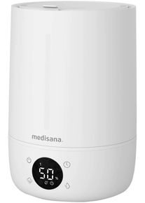 Medisana AH 663 Luftbefeuchter Luftverbesserer für Räume bis 30m² 3 Stufen 0,3l/h weiß
