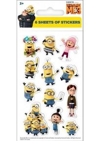 6 fogli di adesivi di World of Minions