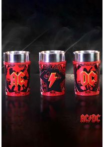 ACDC AC/DC - Logo Shot - Glass Set - wielobarwny - Onesize - Żywica,Żywica