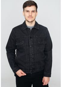 Only & Sons x Led Zeppeiin - Onsbart Black Trucker Black Denim - Kurtka jeansowa - czarny - XXL - 99% bawełna, 1% elastan,Dżinsowa
