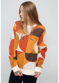 Iriedaily - Rudy Knit Rusty Orange - Sweter - Pomarańczowy - XS - 100% bawełna