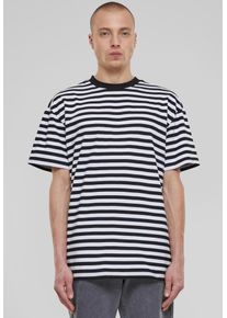 Urban Classics - Regular Stripe White/Black - Camiseta - blanco - M - 100% algodón,Jersey