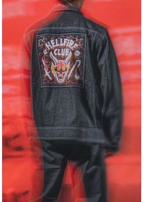 Vans x Stranger Things - HFC Jean Black - Kurtka - czarny - M - Shell: 100% bawełna, Lining: 65% poliester, 35% bawełna,Dżinsowa