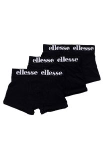 Ellesse - Hali 3 Pack Black - Bokserki - czarny - 3XL - 95% bawełna, 5% elastan