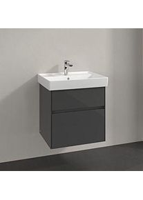 Villeroy & Boch Villeroy & Boch Collaro Waschtischunterschrank C00800FP 55,4x54,6x44,4cm, Glossy Grey