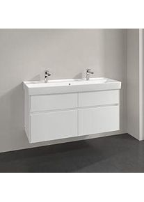 Villeroy & Boch Villeroy & Boch Collaro Waschtischunterschrank C01200DH 115,4x54,6x44,4cm, Glossy White