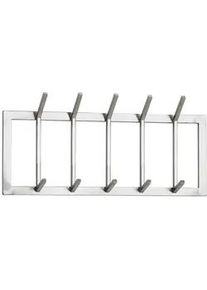 Wandgarderobe Wohnling ca. 65x30x10cm Silberfarben