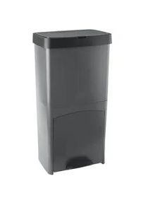 Treteimer Recycle Schwarz/Anthrazit ca. 70l