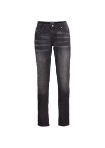 Spirit Motors Slim Mid Miley Damen Jeans schwarz 28/30 - Motorradbekleidung - Motorradhosen - Motorrad Jeanshosen