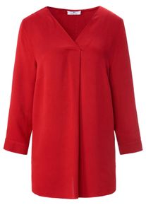 Peter Hahn - Bluse mit 3/4-Arm, rot, Gr. 42, Viskose