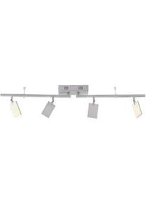 Neuhaus Pure Led-Strahler , Alufarben , Metall, Kunststoff , Uni , länglich , 95x22.5x101 cm , Farbtemperaturwechsler , Lampen & Leuchten, Leuchtenserien
