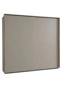 home24 Schwebetürenschrank , Eichefarben, Hellgrau , Holzwerkstoff , 2 Fächer , 243.6x224.8x67 cm , Fsc , Schlafzimmer, Komplette Schlafzimmer und Serien, Schlafzimmerserien