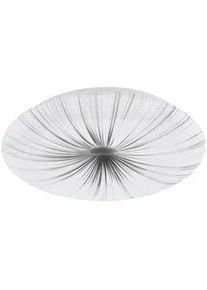 Eglo Led-Deckenleuchte , Silberfarben, Weiß , Metall, Kunststoff , F , 6.5 cm , Lampen & Leuchten, Leuchtenserien