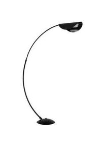 Globo Led-Stehleuchte , Schwarz , Kunststoff , F , 35x182x124 cm , Ce , Lampen & Leuchten, Leuchtenserien