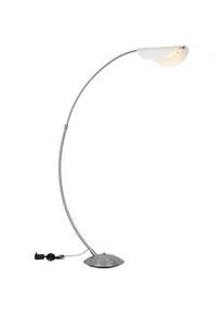 Globo Led-Stehleuchte , Schwarz, Nickelfarben , Kunststoff , F , 35x182x124 cm , Ce , Lampen & Leuchten, Leuchtenserien