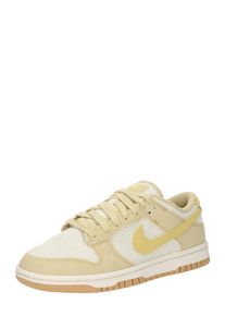 Nike Sportswear Låg sneaker 'DUNK' pastellgul / guld / vit Storlek 5