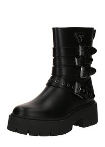 Guess Kvinnor Boot 'SALVO' svart / silver Storlek 37