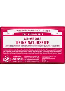 Dr. Bronner's Dr. Bronner's Blokzeep All-One roos zuiver natuurlijke zeep Cosmetica Heren 140 g