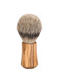 ERBE® ERBE Escova de barbear ponta prata e pelo texugo madeira oliveira Acessórios Male