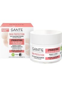 Sante Naturkosmetik Vochtinbrenger Skin Protection 24h vochtinbrengende crème met probiotica, organische Inca Inchi olie & shea boter